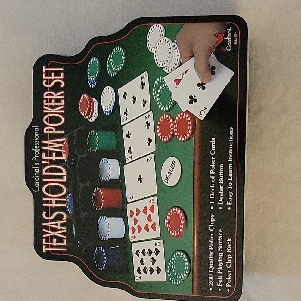 CARDINAL'S PROFESSIONAL TEXAS HOLD'EM POKER SET